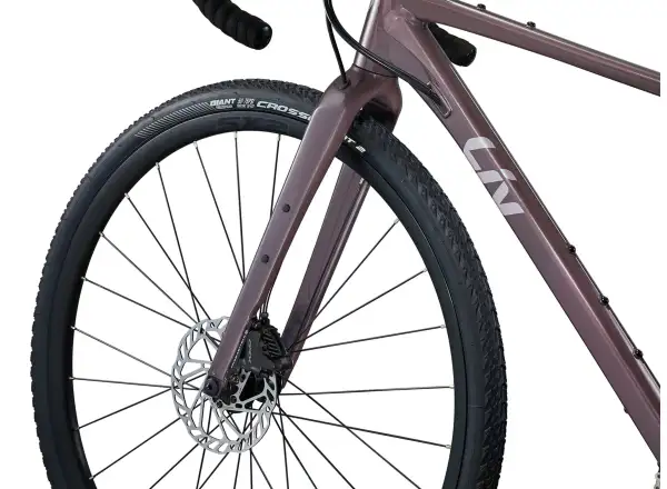 Liv Devote 1 damski rower gravelowy Charcoal Plum