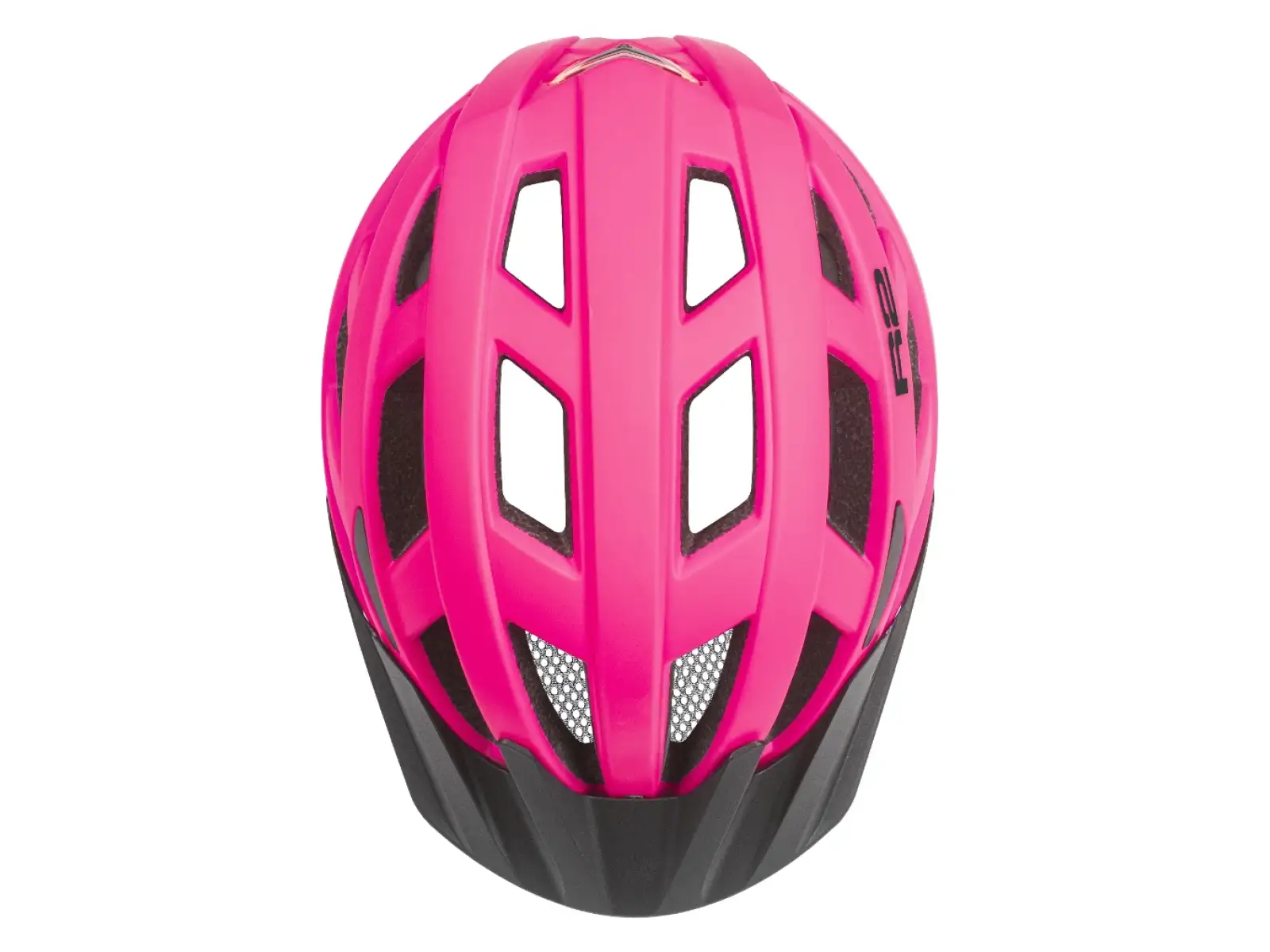 R2 Lumen kask rowerowy neon różowy