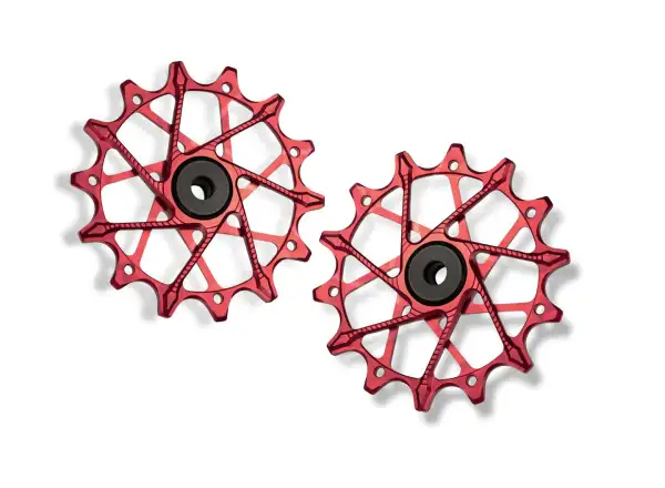 Garbaruk rolki przerzutki dla Shimano 12 spd. 14 +14T Red
