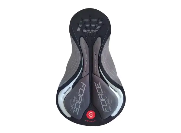 Force Storm męskie MTB szorty z wkładką szary/Fluo