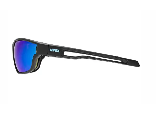 Uvex Sportstyle 806 okulary Black Matt/Mirror Blue