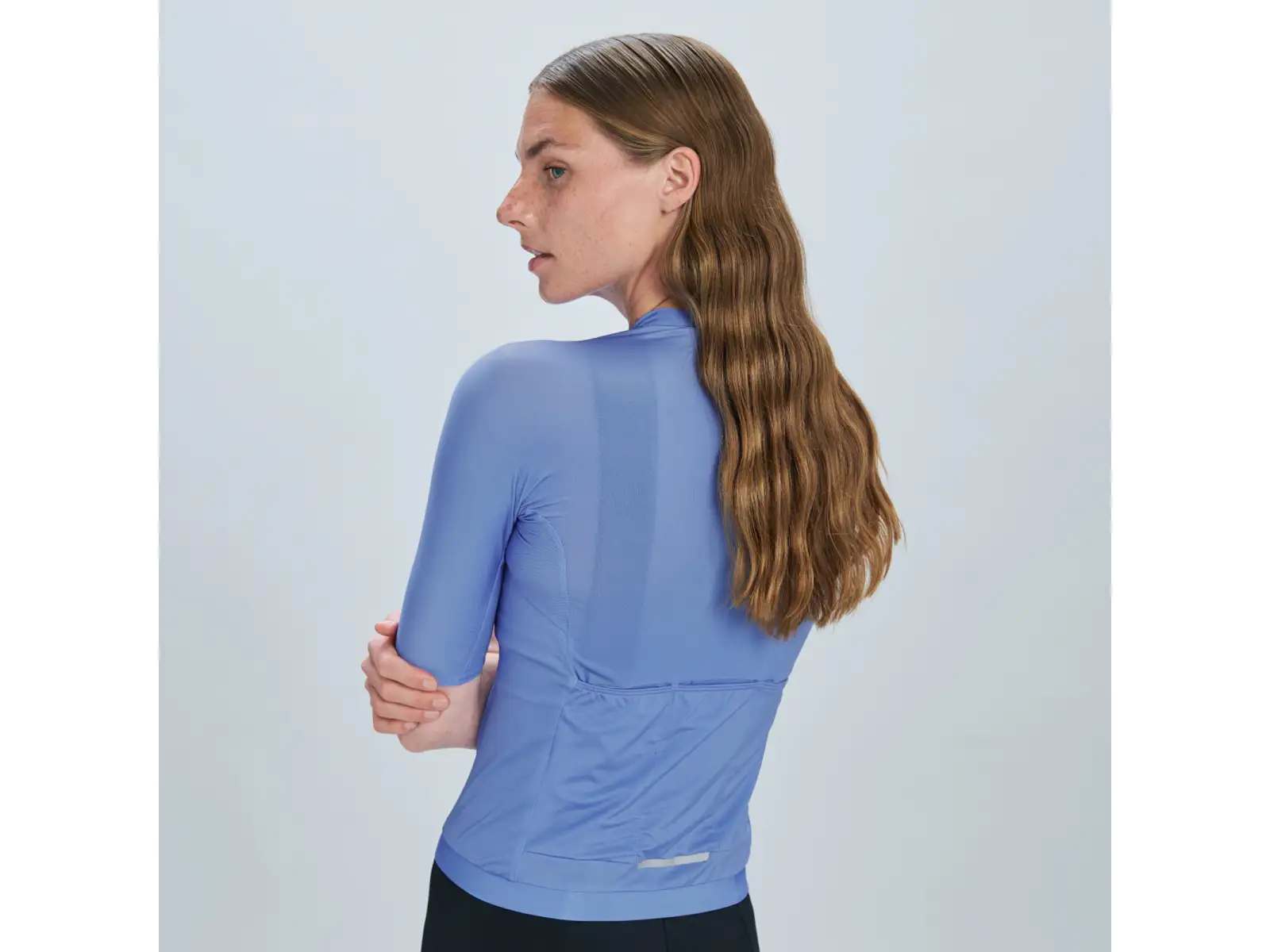 POC Pristine damski dres krótki rękaw Bazzite Blue