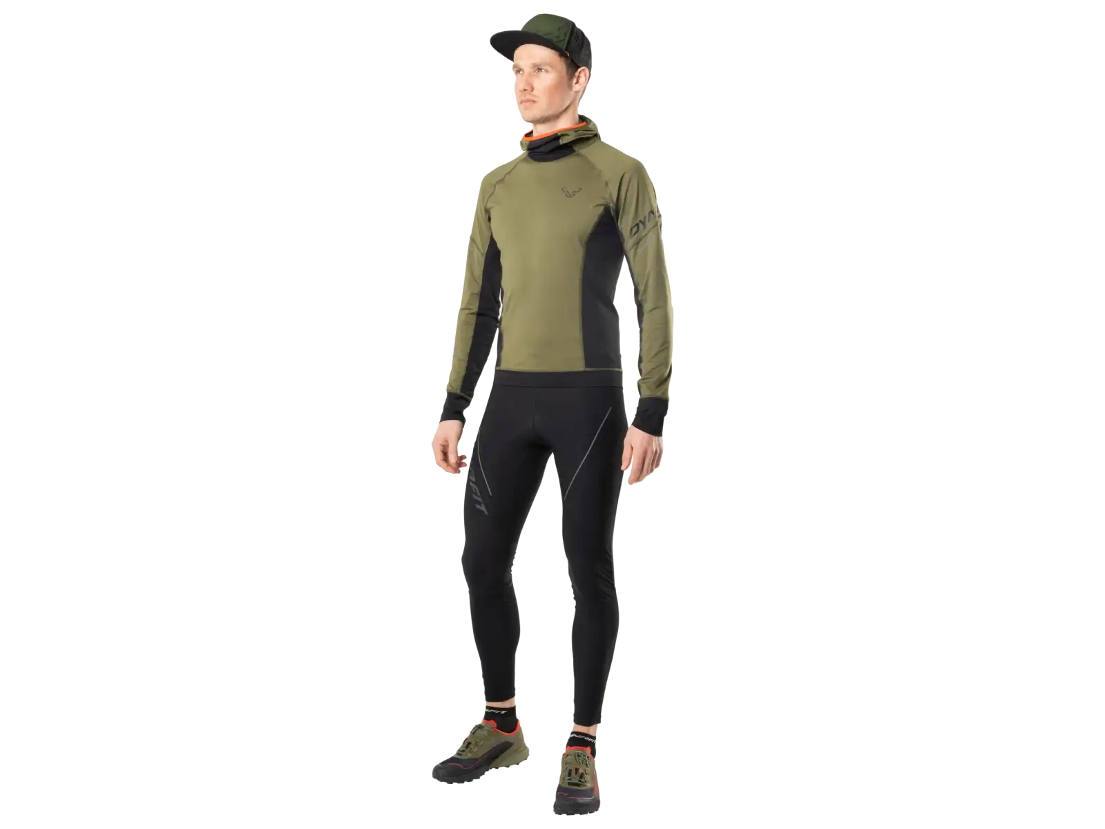 Dynafit Ultra męskie legginsy do biegania Black Out
