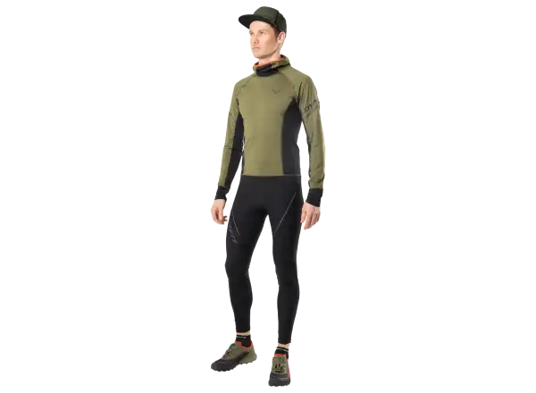 Dynafit Ultra męskie legginsy do biegania Black Out