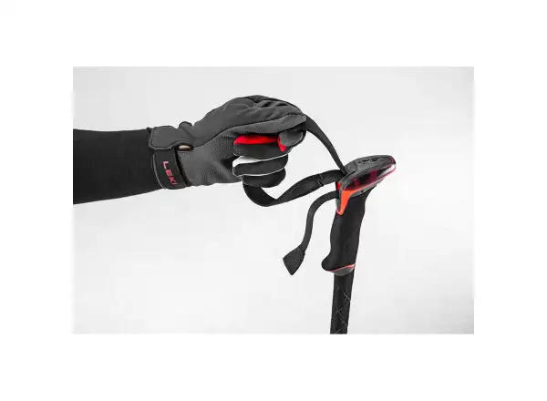Leki Sherpa FX Carbon kijki trekkingowe Midnight blue/Dark blue/Bright red rozmiar 110 - 130 cm