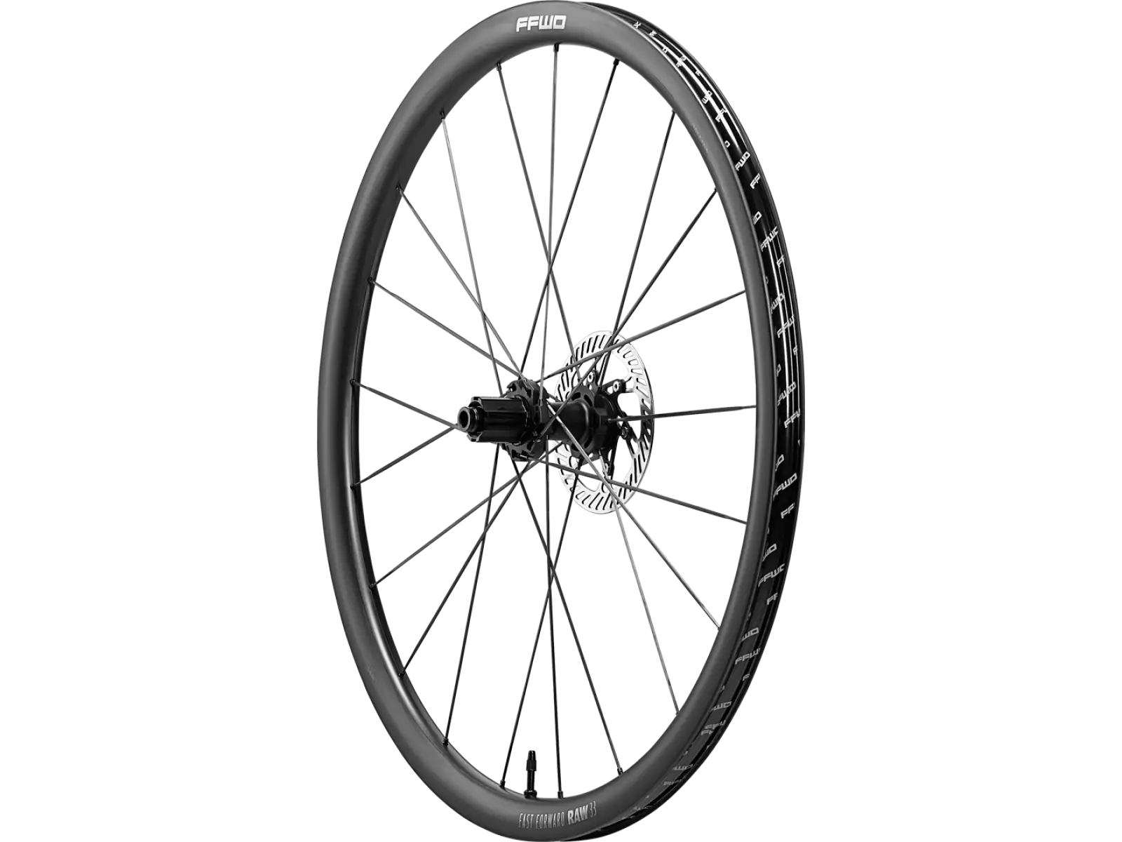 FFWD RAW CS 33 szosowe wyplecione koła Matt Black