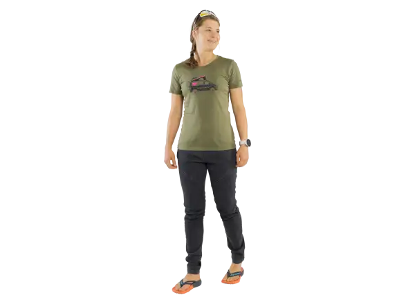 Dynafit Graphic Cotton damski t-shirt krótki rękaw Winter Moss/Dynavan