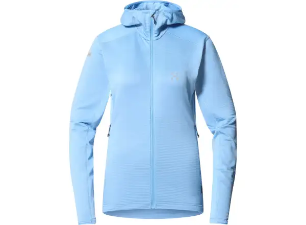 Haglöfs L.I.M Mid Multi Hood damska bluza z kapturem jasno niebieska