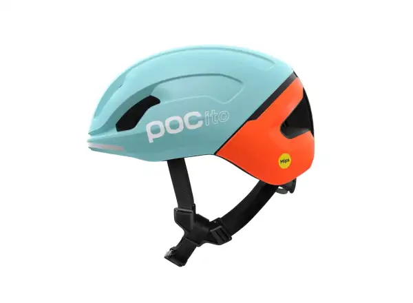 POC POCito Omne MIPS kask dziecięcy Indicolite Blue Matt/Carnelian Orange Matt