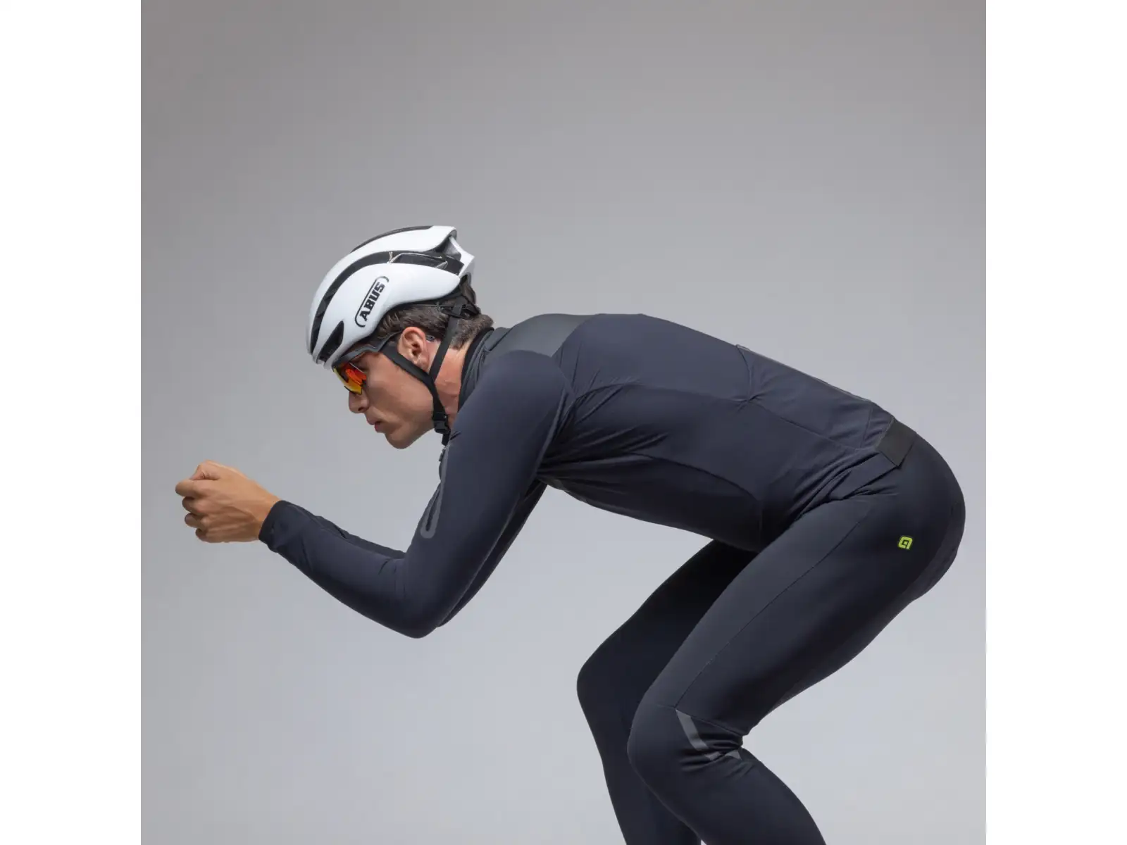 Alé R-EV1 Wool Speed męska zimowa kurtka rowerowa Black