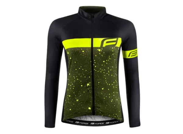 Force Spray Lady damski dres długi rękaw army/fluo