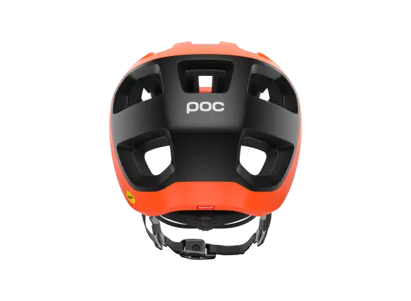 POC Cularis kask Fluorescent Orange Matt/Uranium Black Matt