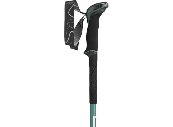 Leki Makalu Lite kije trekkingowe malachite Green/Dark malachite Green/White