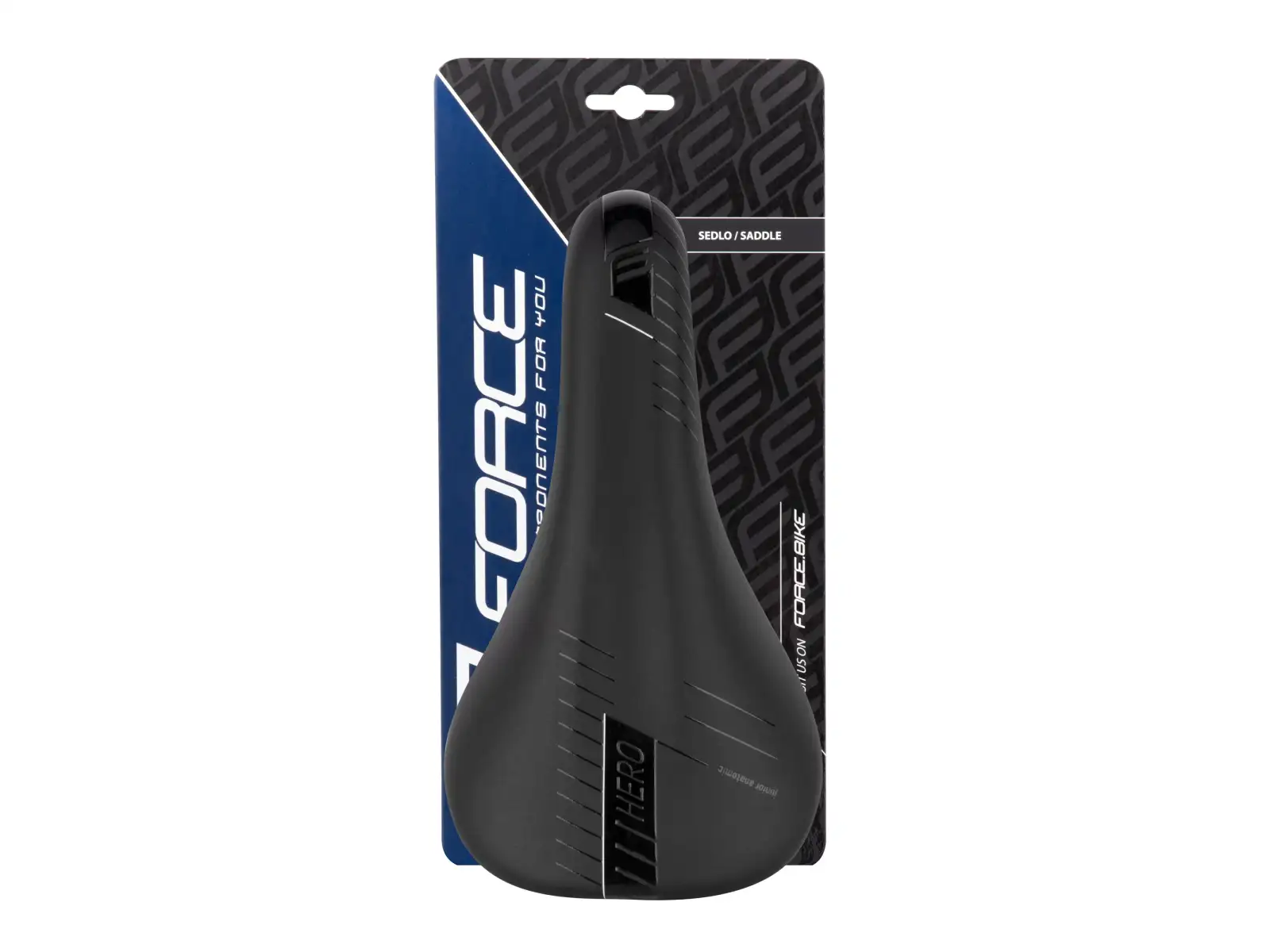 Force Hero siodełko dziecięce 20-24" czarno-biała