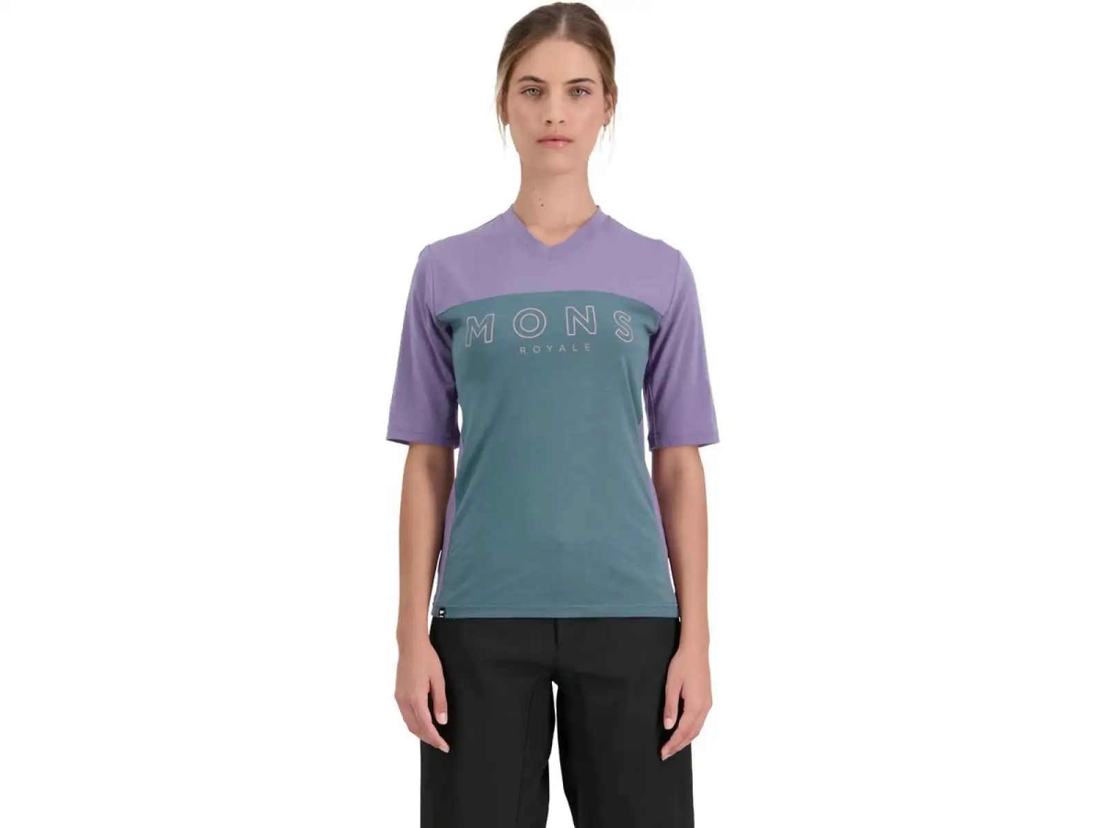 Mons Royal Redwood Enduro VT WMNS damski dres krótki rękaw Thistle/Burnt Sage
