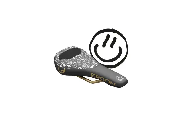 Ergon SM Downhill Comp Vali Höll Edition siodełko czarna