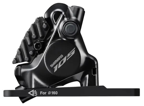 Shimano 105 BR-R7170 + ST-R7120 hamulec tarczowy przedni (lewa klamka), J-kit, polymer