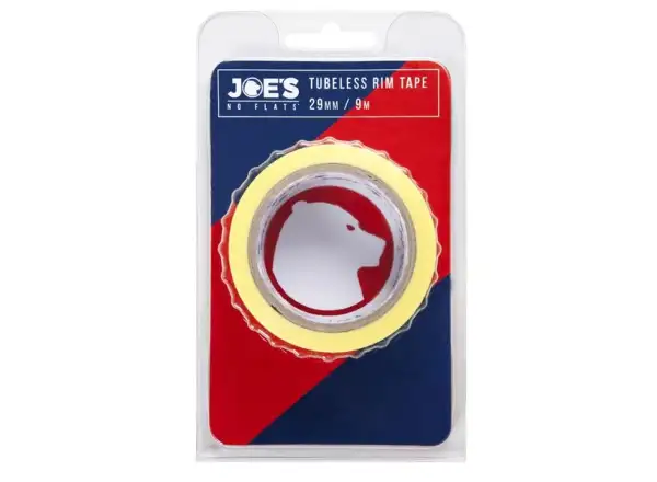Joes Tubeless Yellow Rim Tape 9 m X 33 mm taśma do obręczy bezdętkowa