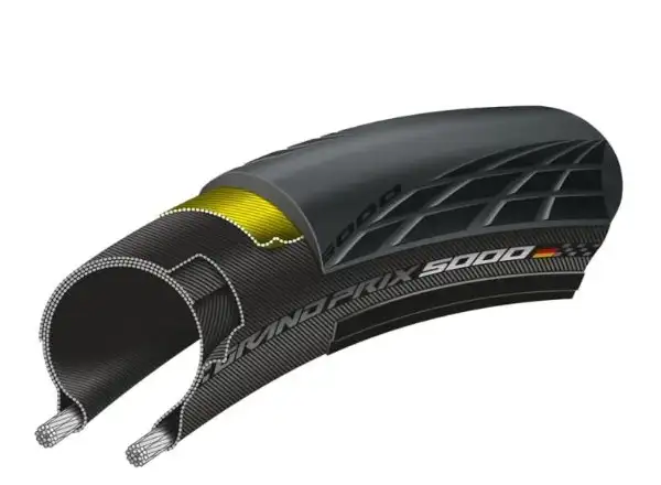 Continental GrandPrix 5000 S TR 28 mm opona szosowa kevlar czarna