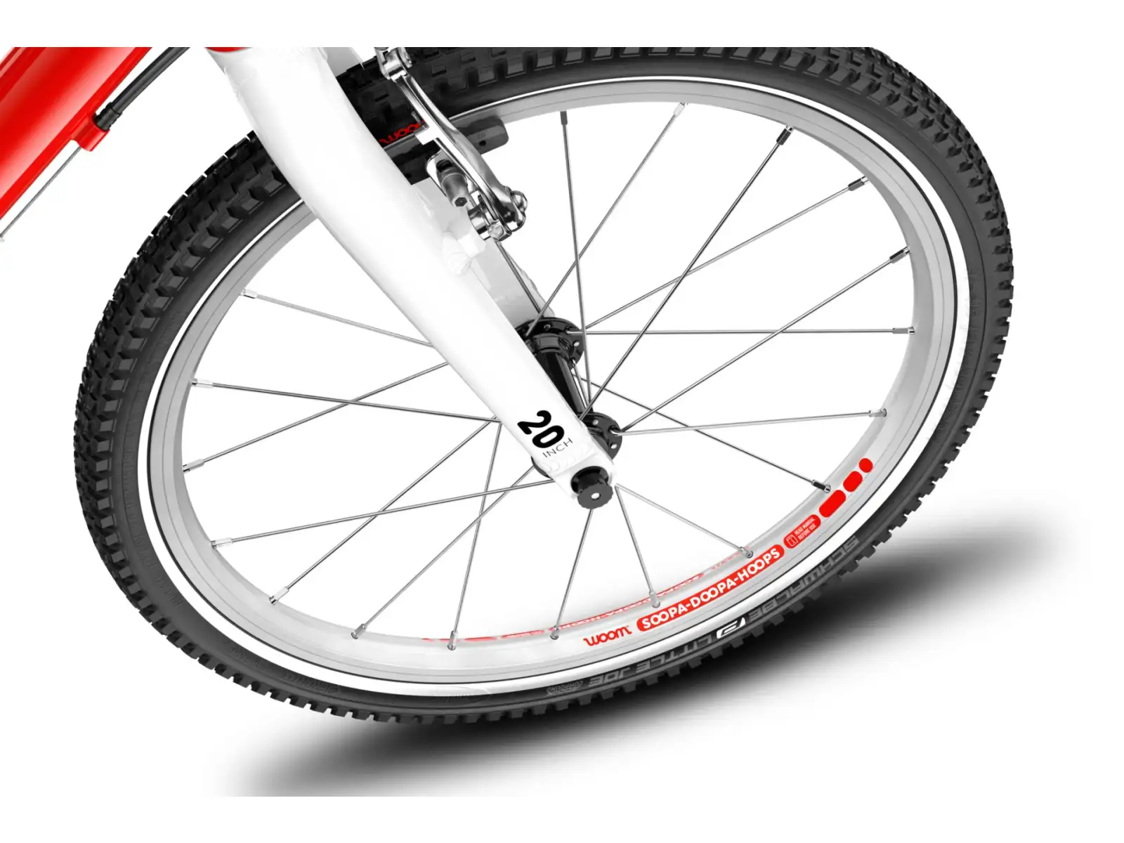 Woom 4 rower dziecięcy 20" Red