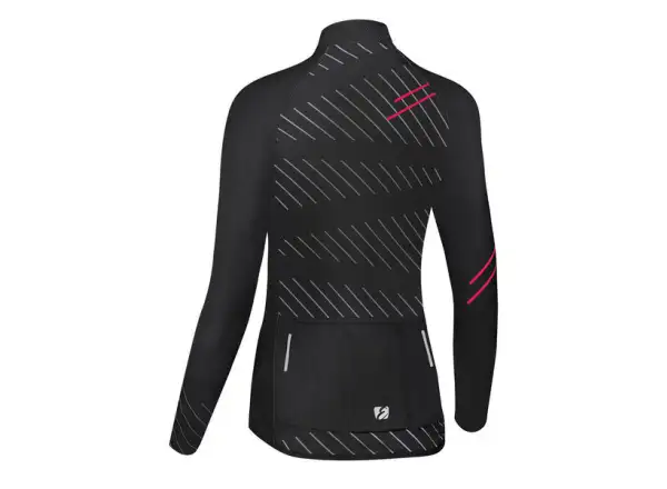 Etape Gaia 2.0 damski dres długi rękaw czarna/różowa