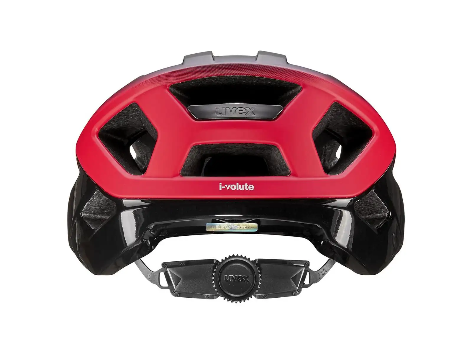 Uvex I-volute kask Black/Red Matt