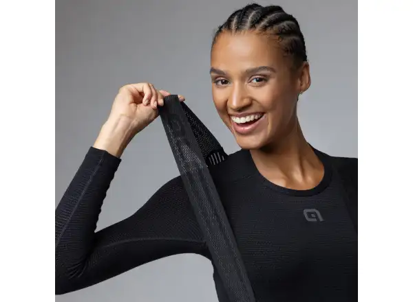 Alé Pragma Winter damskie zimowe spodnie rowerowe Rope Grey
