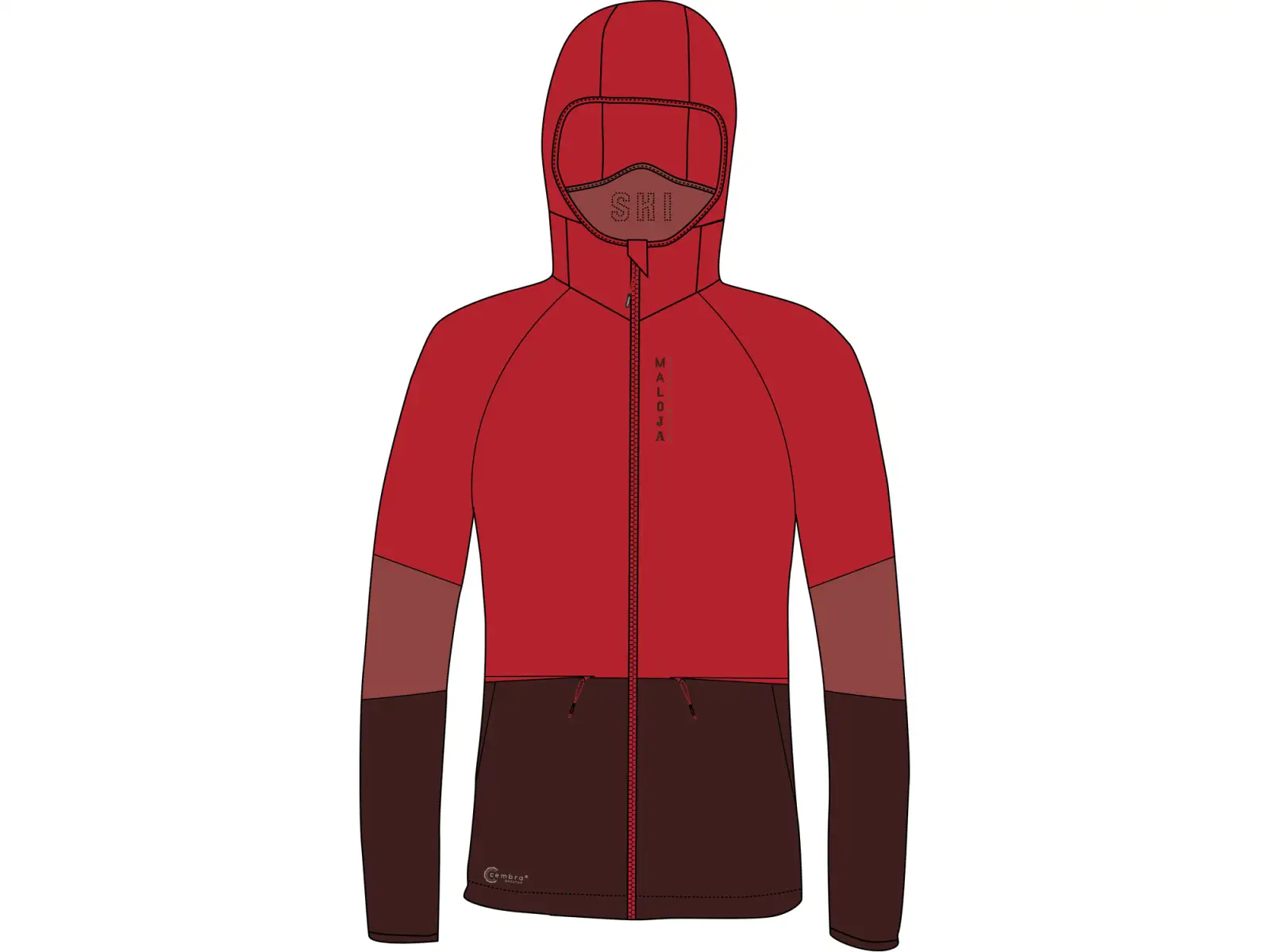 Maloja SonnblickM. damska kurtka Fire red