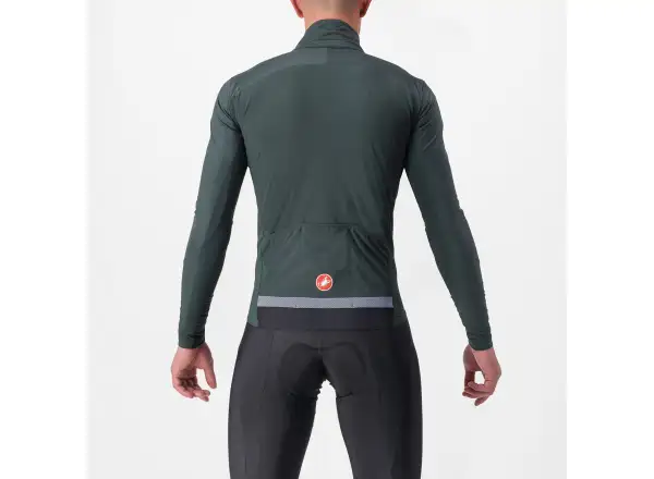 Castelli Beta RoS męska kurtka Rover Green/Red Orange