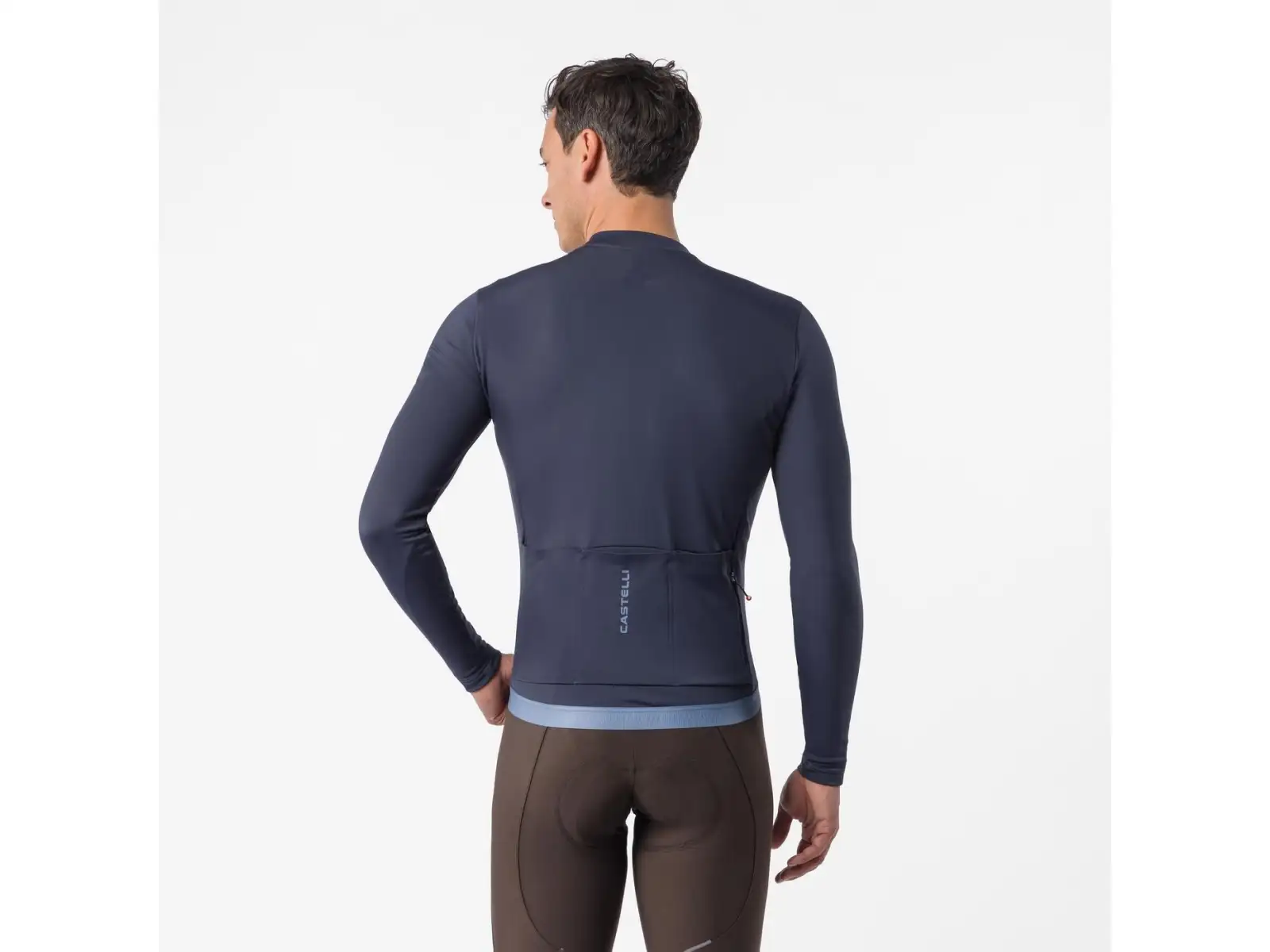 Castelli Espresso Thermal 2 męska koszulka długi rękaw Twilight blue