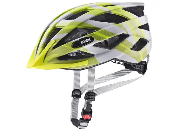 Uvex Air Wing CC kask Grey/Lime Mat