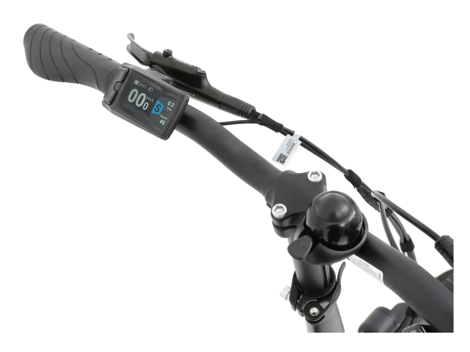 Apache Tanka 24 RX składany rower elektryczny 363 Wh S/M bordowy