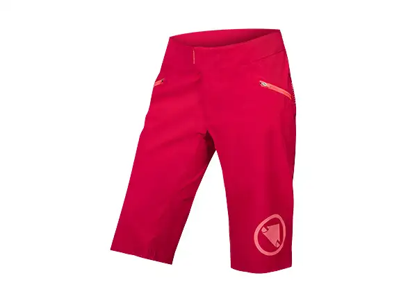 Endura SingleTrack Lite (Short Fit) damskie szorty Berry