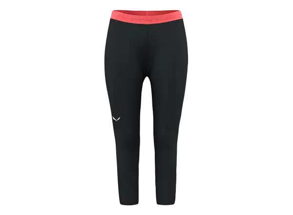 Salewa Cristallo Warm Alpine Merino Responsive damskie legginsy 3/4 Black Out Melange