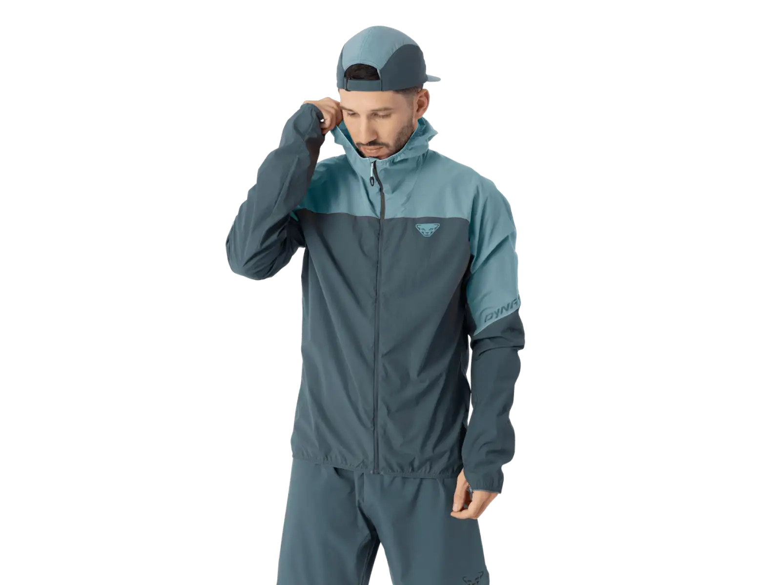 Dynafit Alpine Wind męska kurtka do biegania Smoke Blue