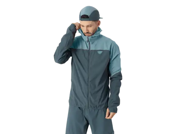 Dynafit Alpine Wind męska kurtka do biegania Smoke Blue
