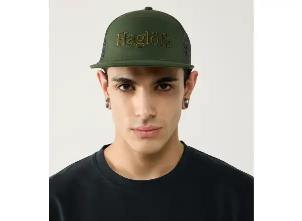 Haglöfs czapka z daszkiem Trucker Seaweed Green/Magnetite