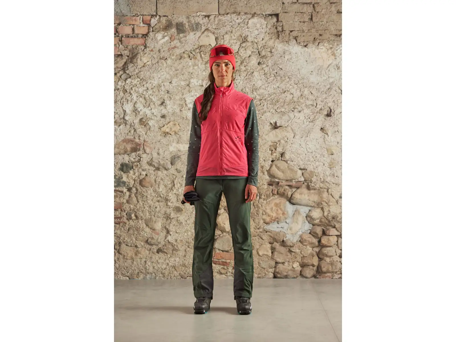 Maloja SnowroseM. damska kamizelka Raspberry