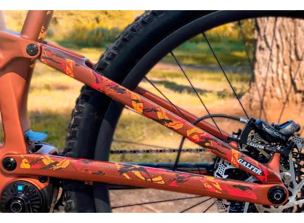 All Mountain Style folie ochronne na ramę Extra RedBull Rampage Red/Yellow