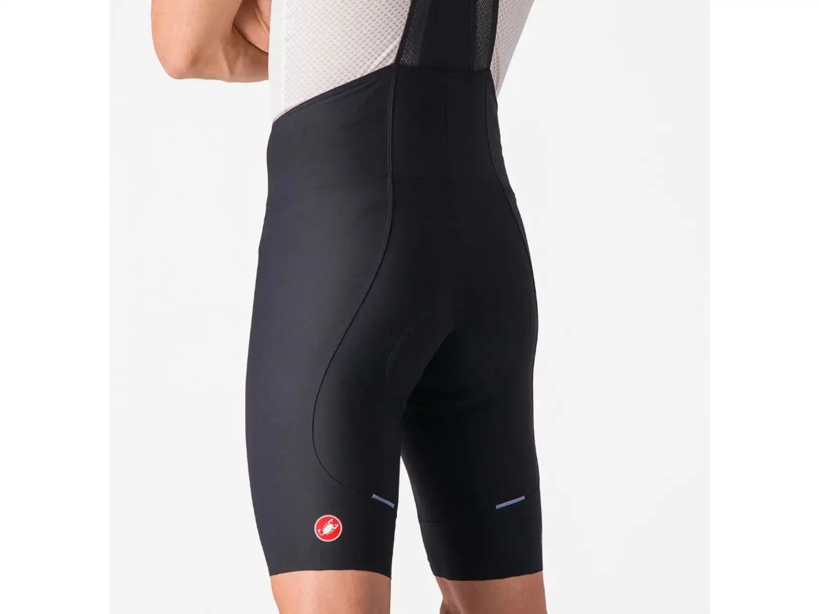 Castelli Espresso 3 męskie spodenki z wkładką i szelkami Black