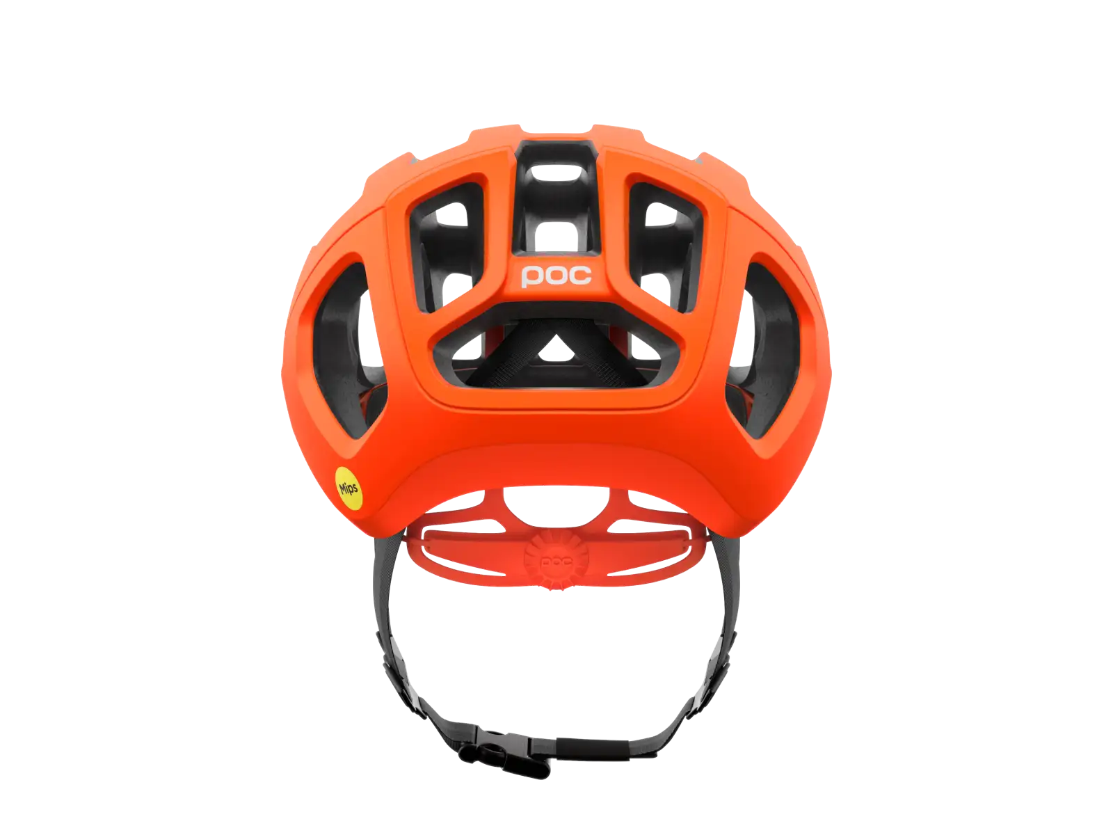POC Ventral Air MIPS szosowy kask Fluorescent Orange Matt