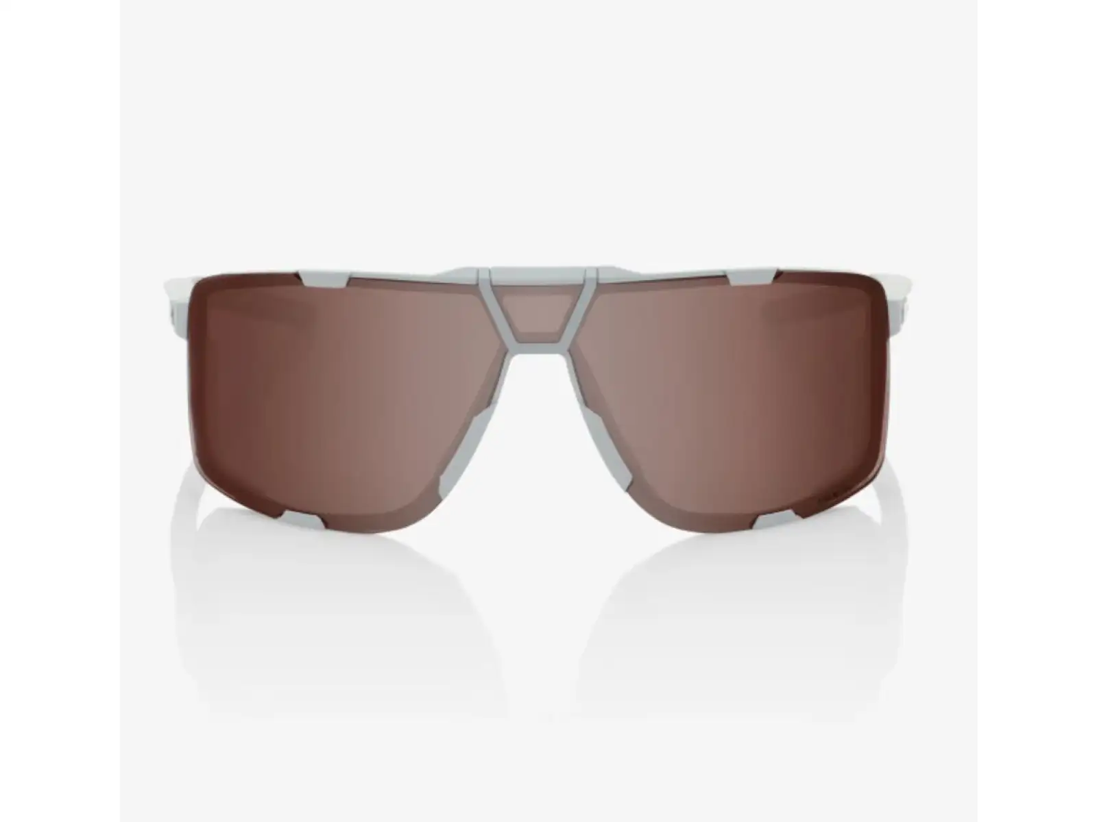 100% Eastcraft okulary Soft Tact Cool Grey/HiPER Crimson Silver Mirror Lens