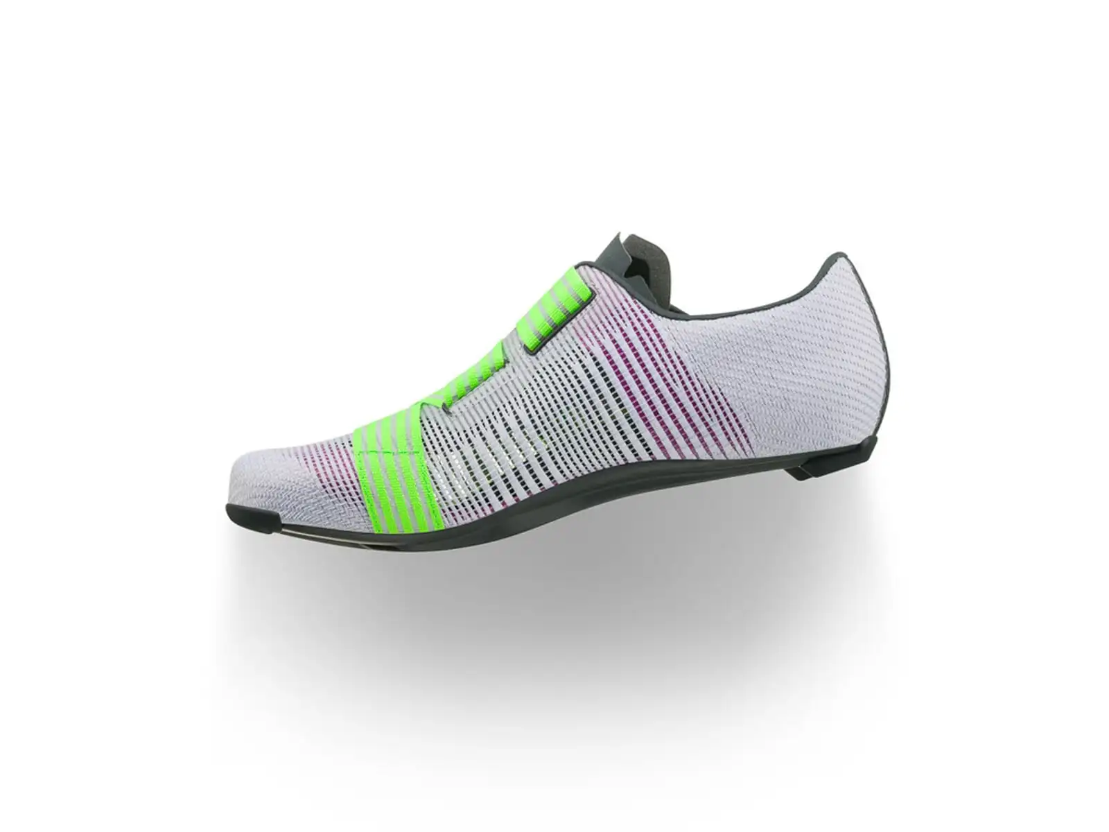 Fizik Vento Powerstrap Aeroweave szosowe buty kolarskie Light Violet/Neon Green