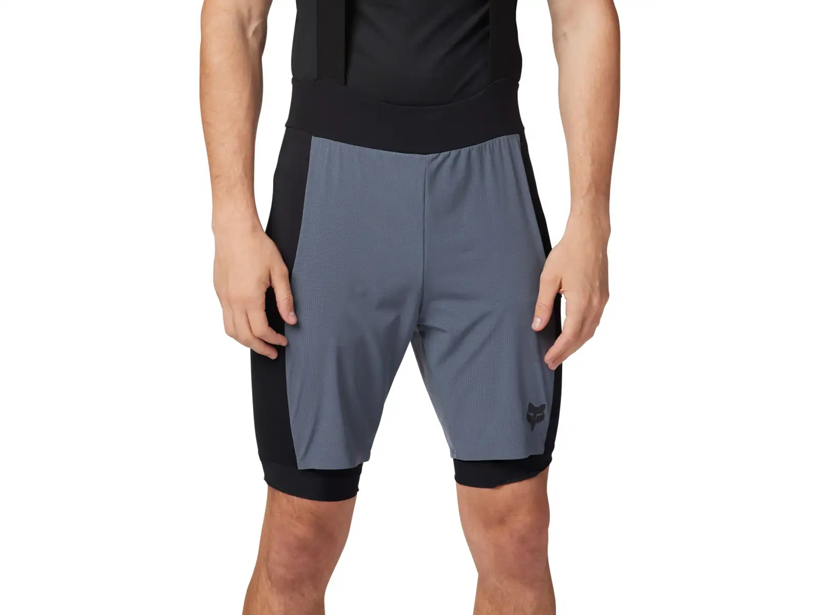 Fox Flexair Ascent męskie spodenki na szelkach Graphite