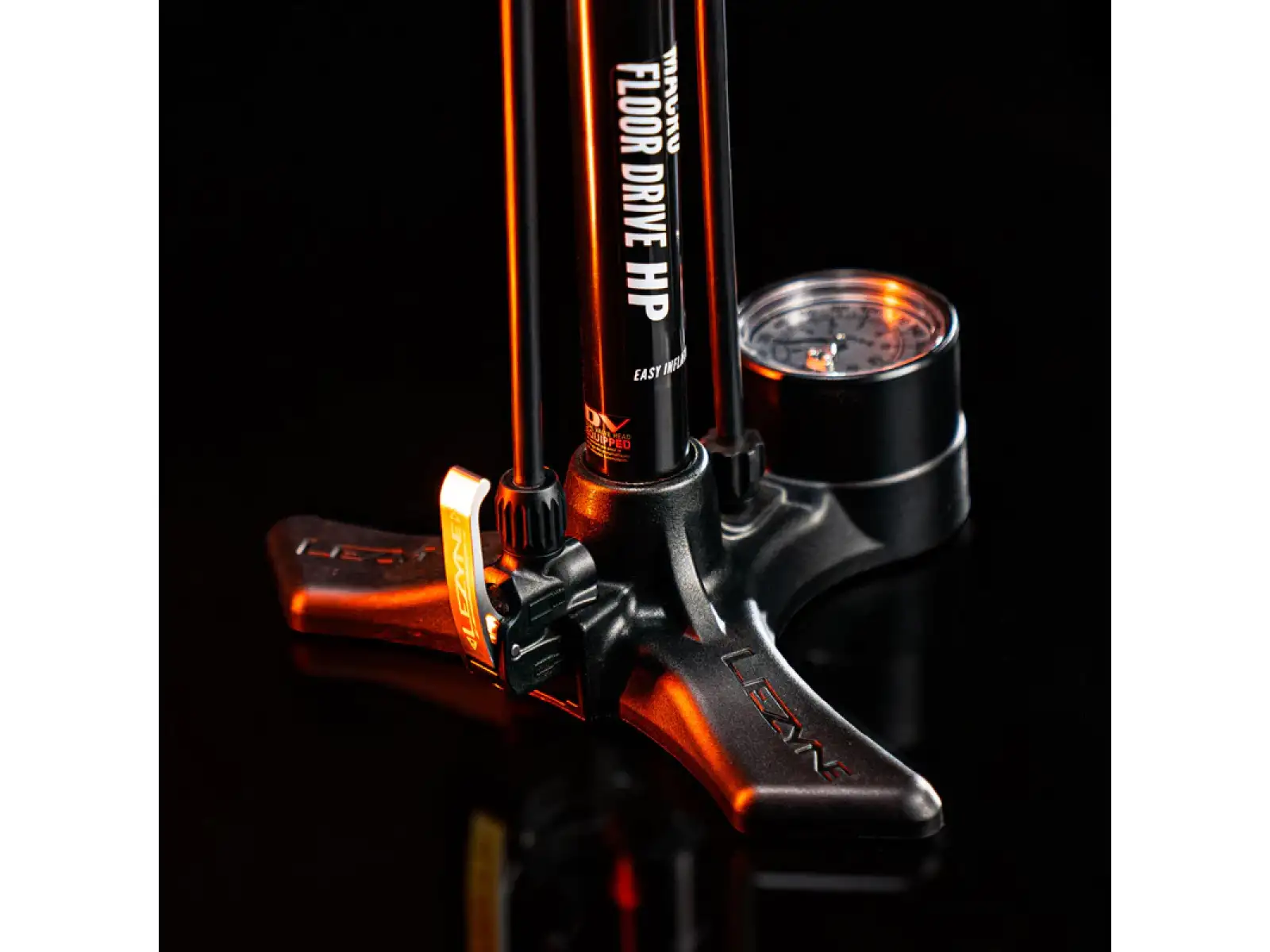 Lezyne Macro Floor Drive pompka Flat Black