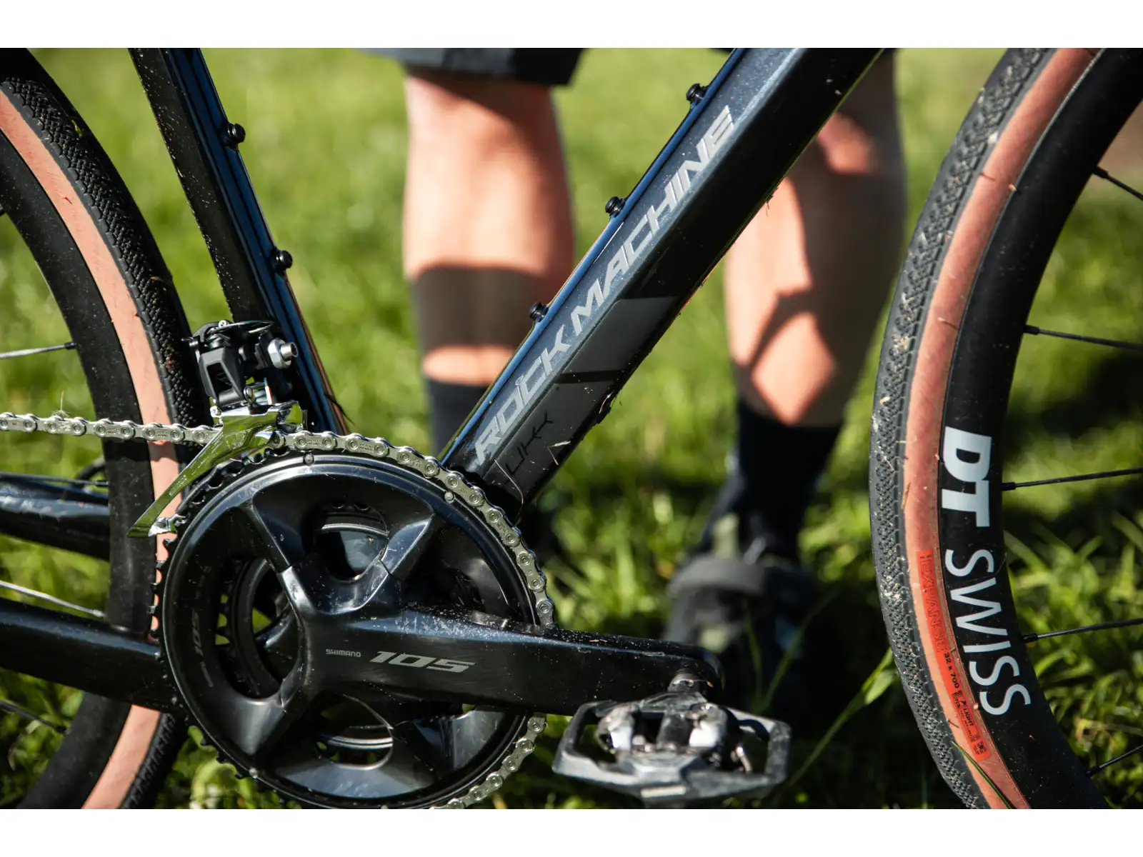 Rock Machine Lukk CR 80 gravel rower Gloss Metallic Black