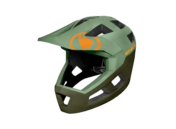 Endura SingleTrack Full Face MIPS kask Olive Green