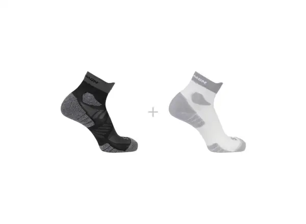 Salomon Aero Ankle 2-Pack skarpetki White/Black
