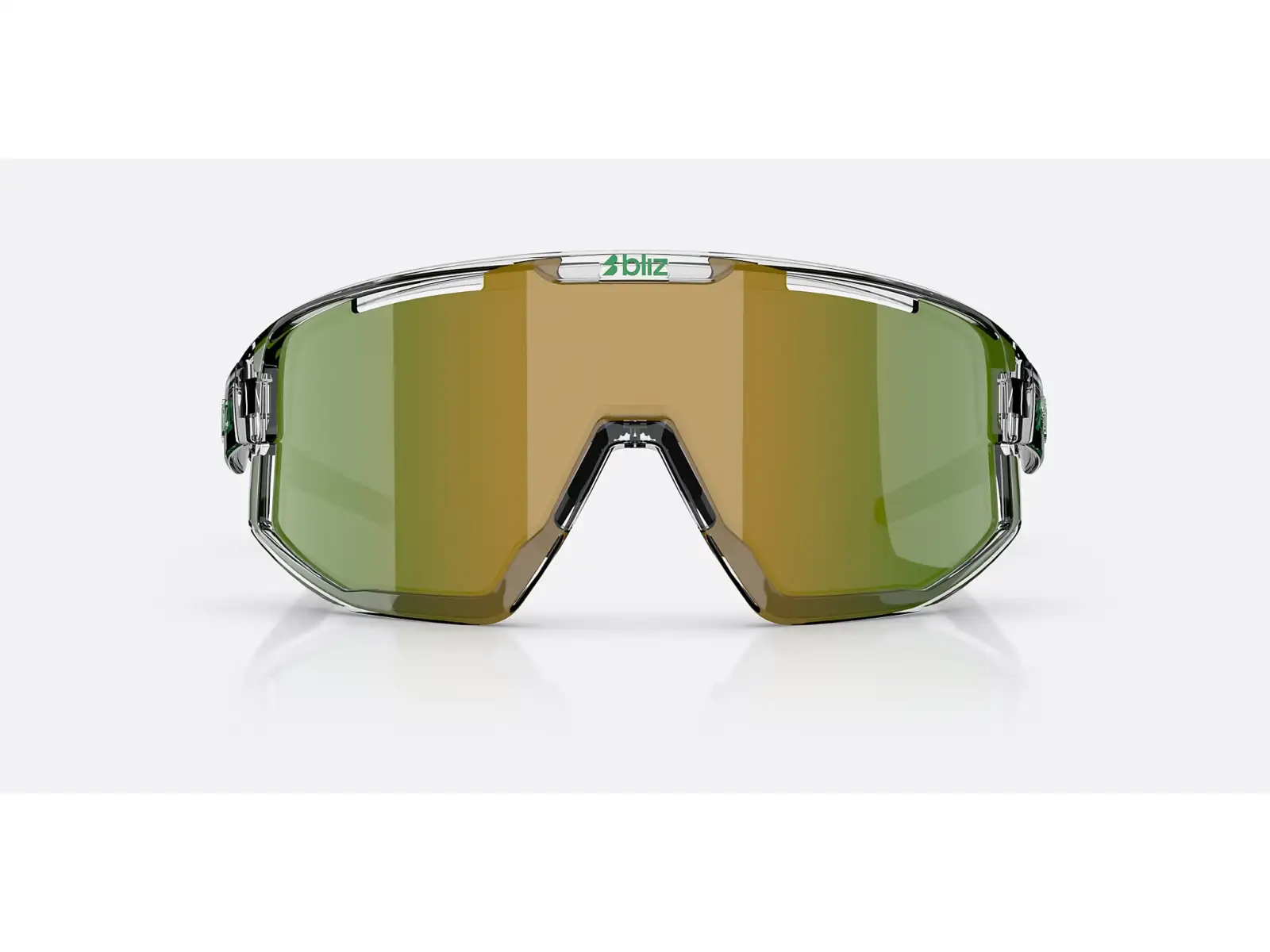 Bliz Fusion okulary przeciwsłoneczne Transparent White/Brown Green Multi