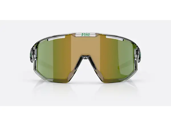 Bliz Fusion okulary przeciwsłoneczne Transparent White/Brown Green Multi
